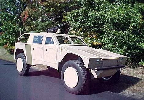 The sensor mast extended