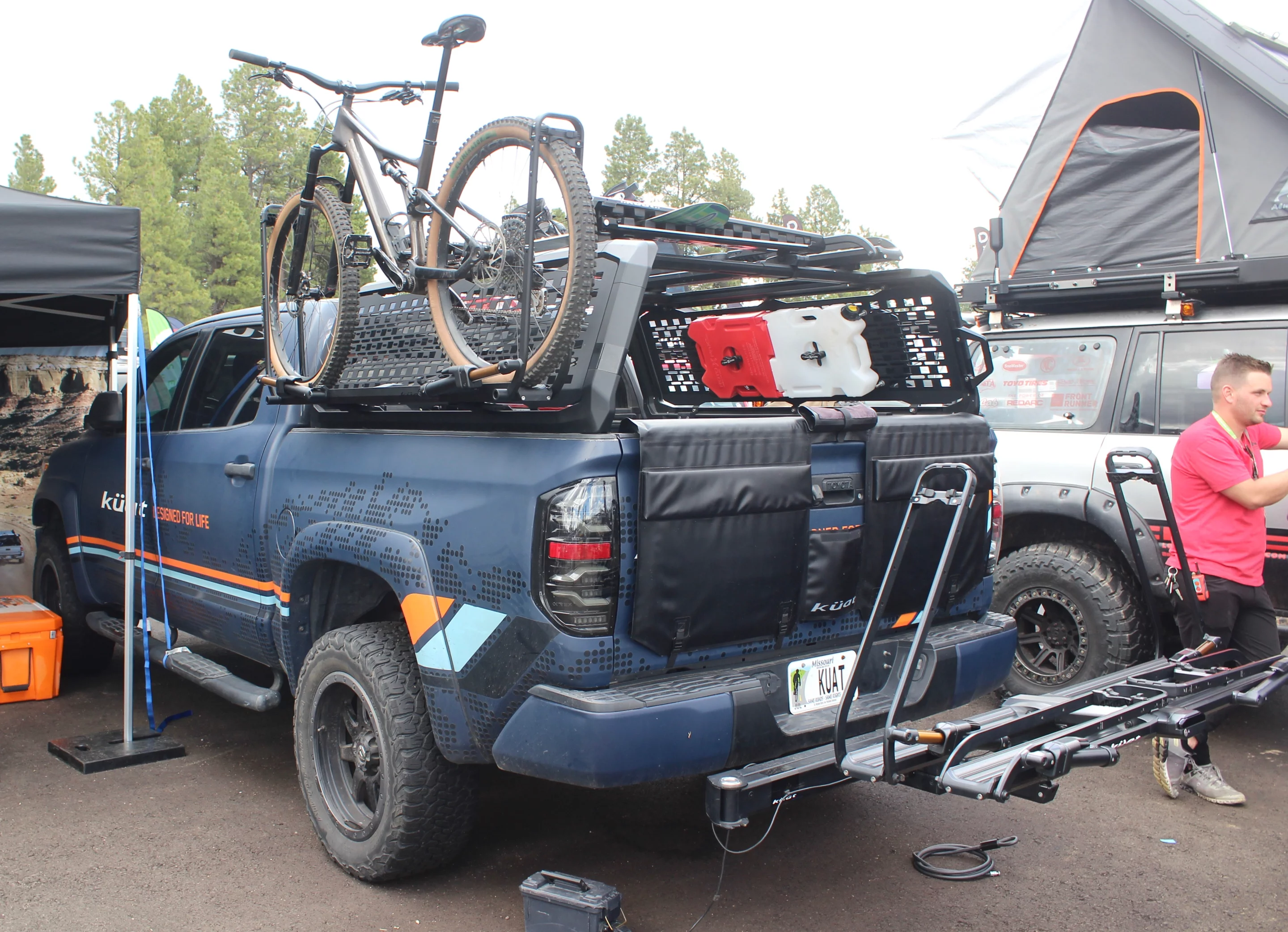 Kuat debuts the Ibex rack system at Overland Expo West 2023