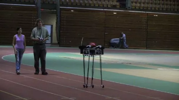 Cornell University's Ranger robot has beaten its own endurance record, by walking 40.5 miles on a single charge