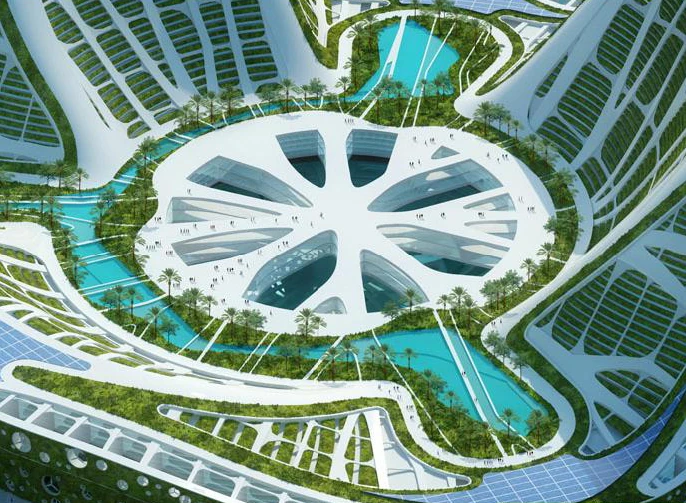 The Lilypad floating city concept