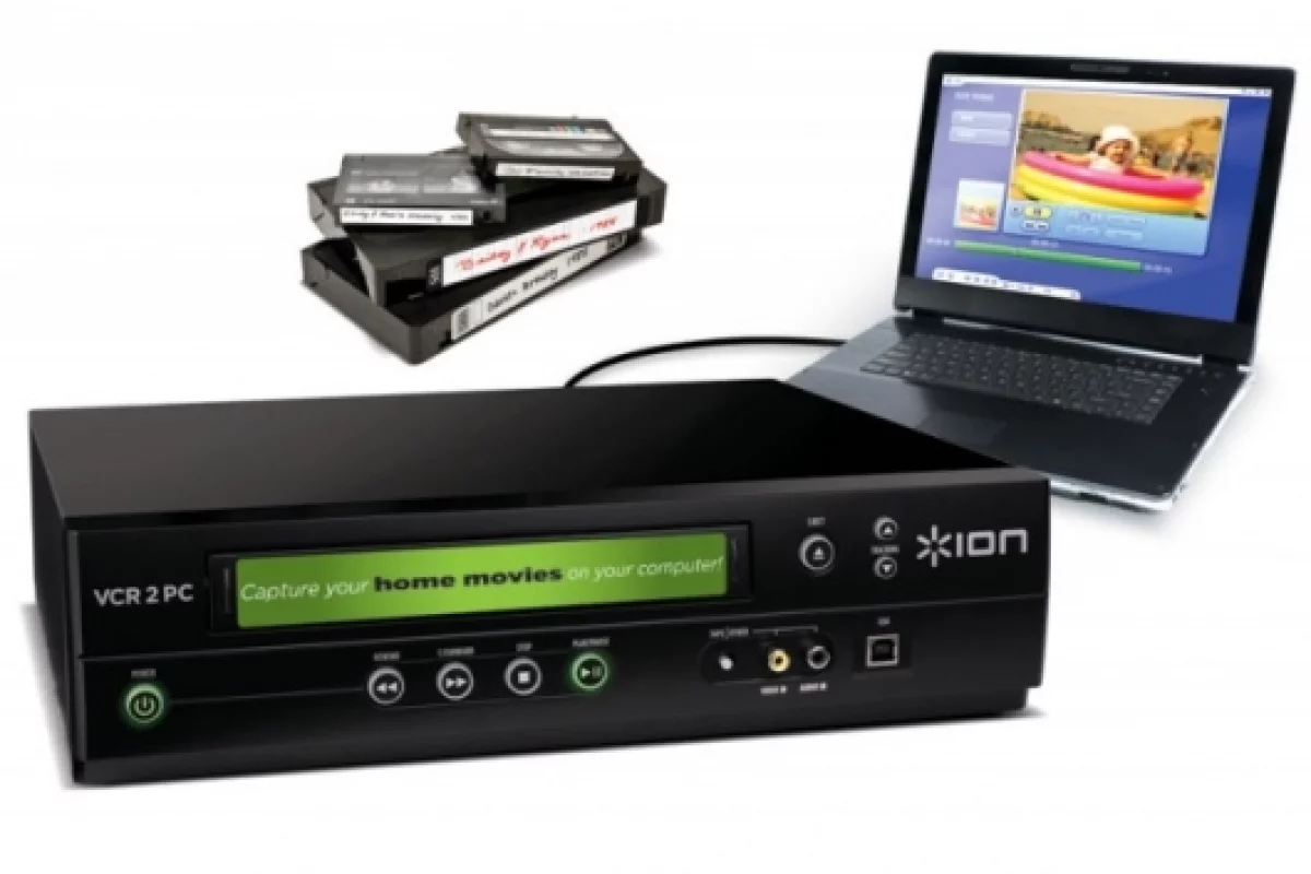 ION's VHS 2 PC videocassette digitiser unit