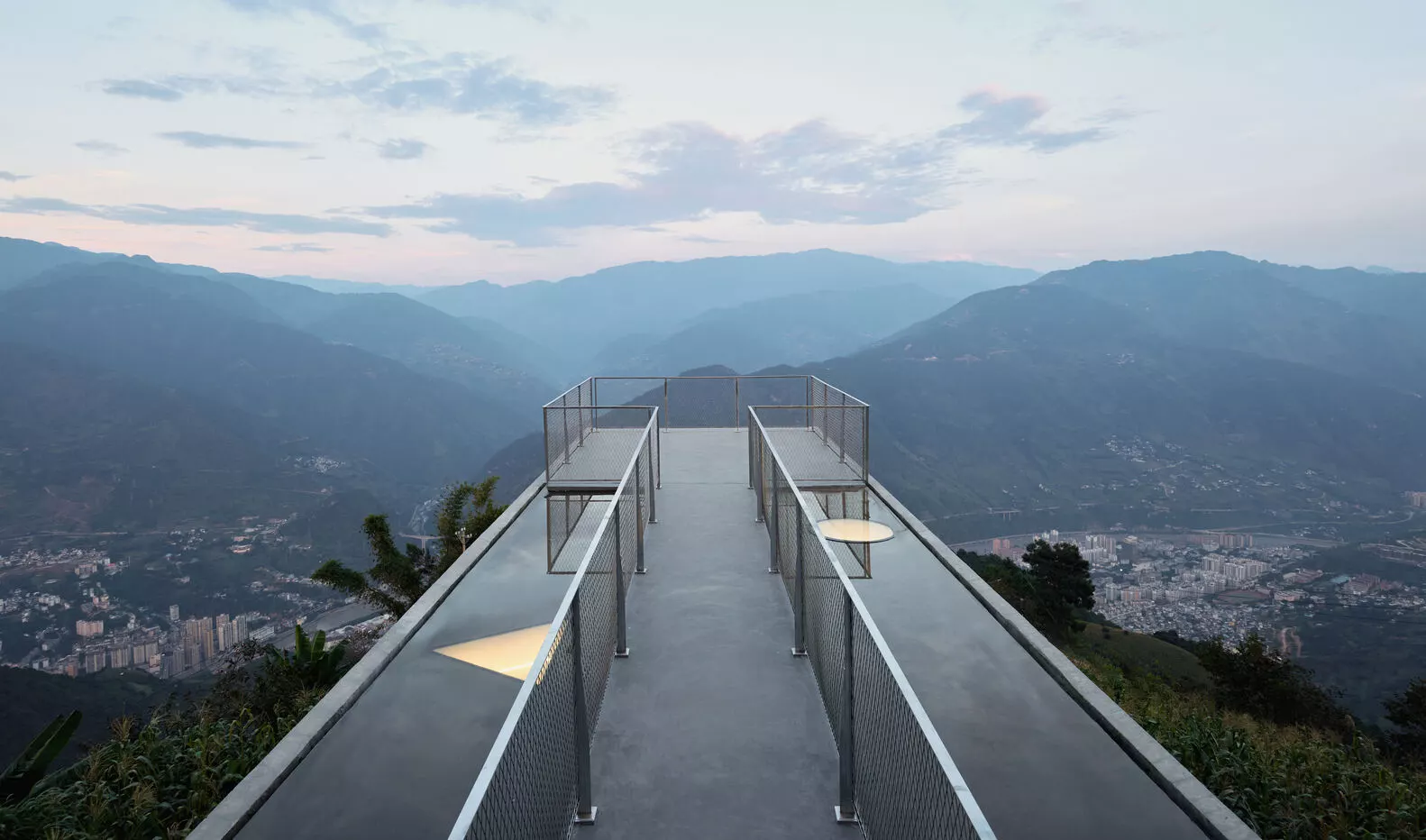 Rooftop terraces offer moments of pause and breath taking observation