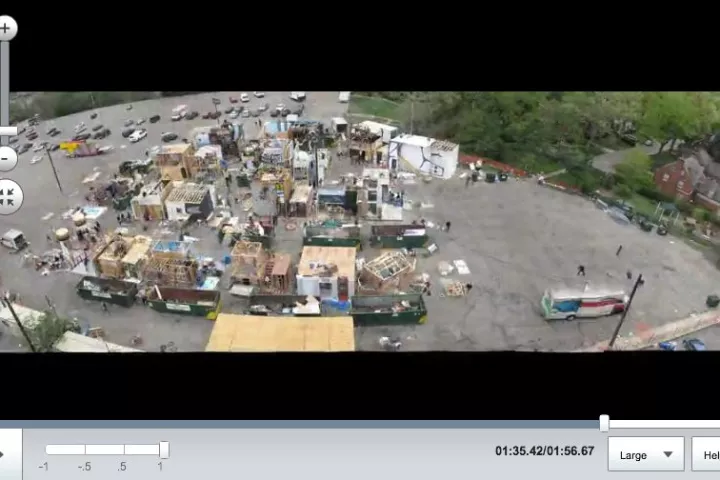 GigaPan Time Machine allows users to create ultra-high-resolution panoramic time-lapse videos, using a regular digital camera and a GigaPan robotic tripod