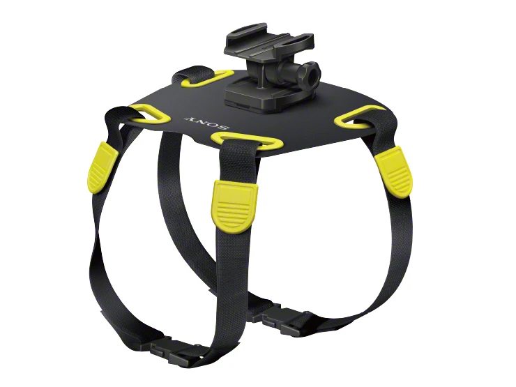 The AKA-DM1 is a dog harness which, when paired with a Sony Action Cam, allows you to view the world from your pet's perspective