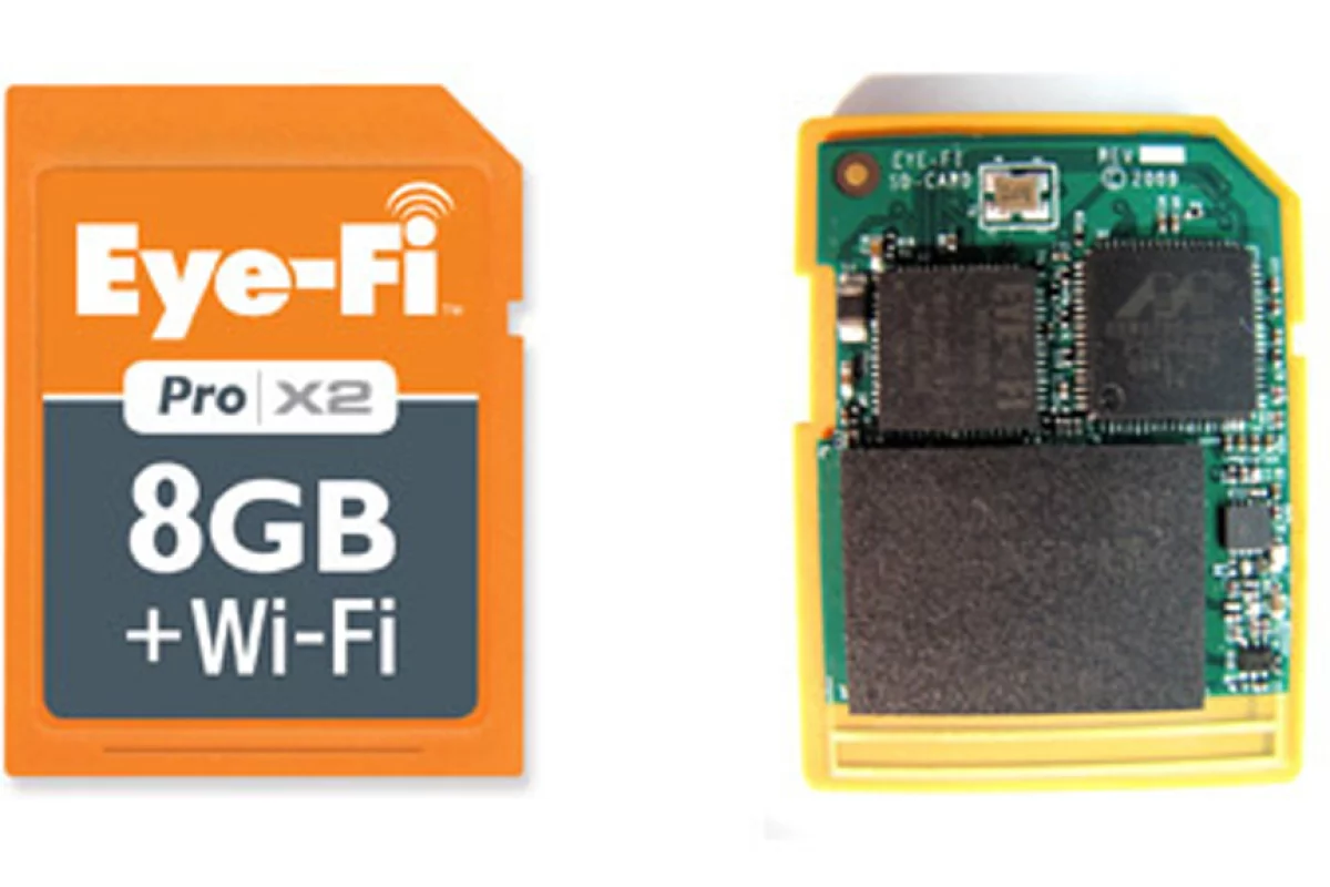 The Eye-fi Pro X2 SD card featuring Endless Memory Mode