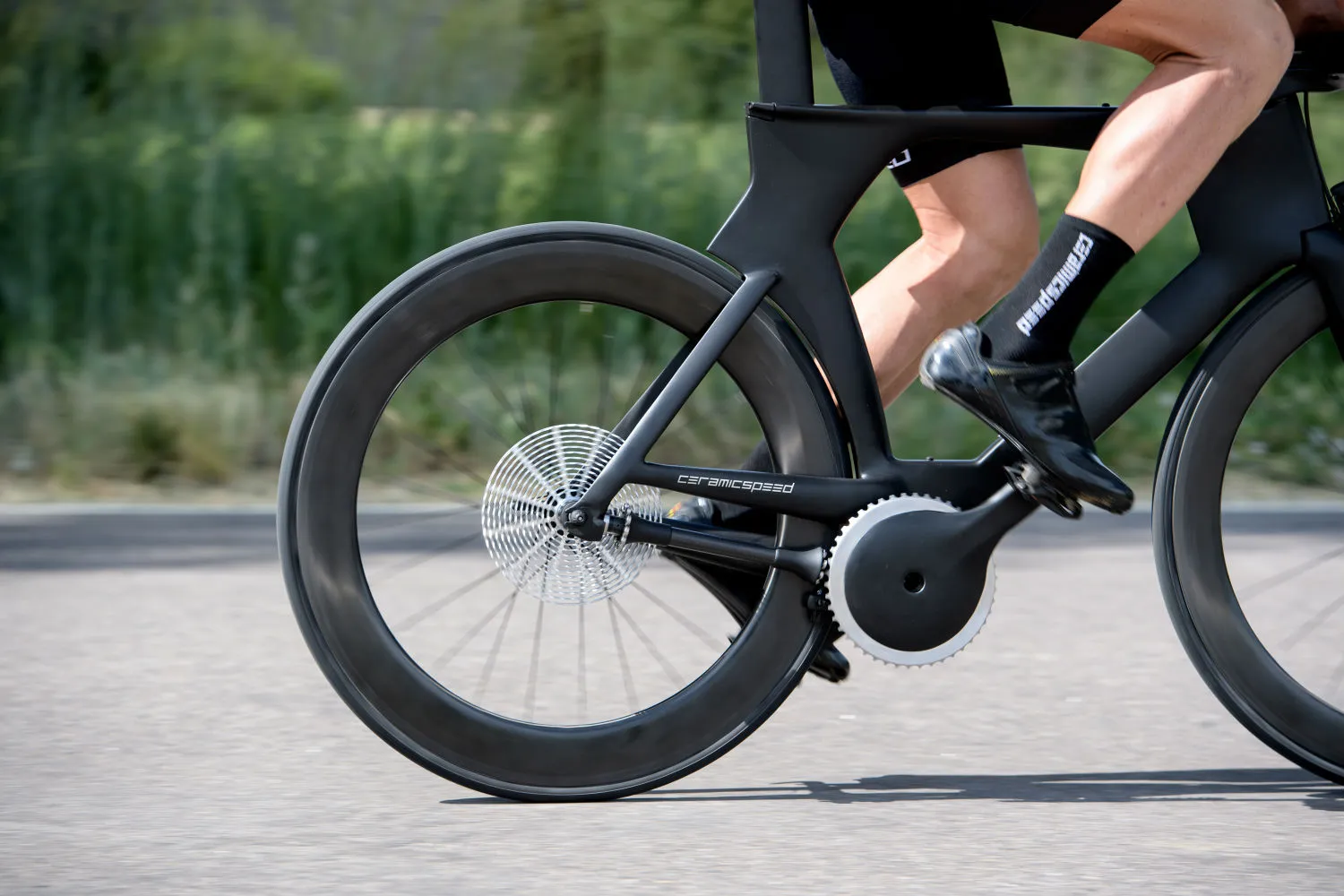 The CeramicSpeed DrivEn system is claimed to be 99-percent efficient at transferring pedalling power