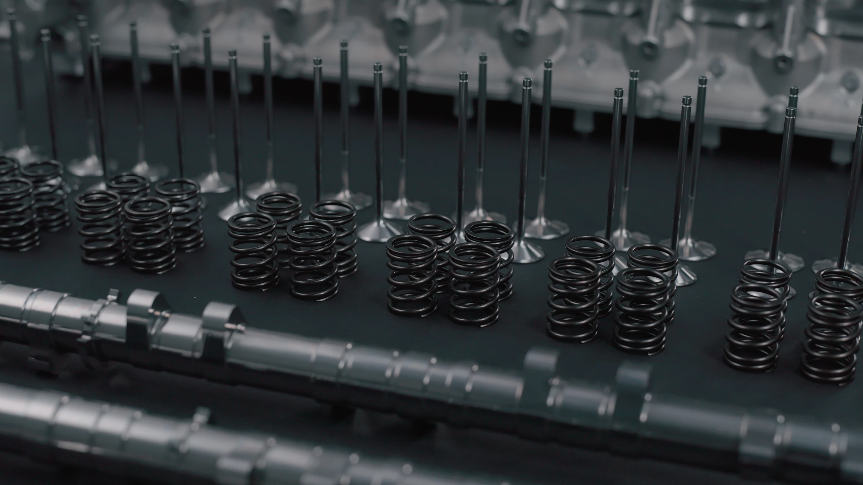 Just a few of the Bugatti Tourbillon V16's 64 valves