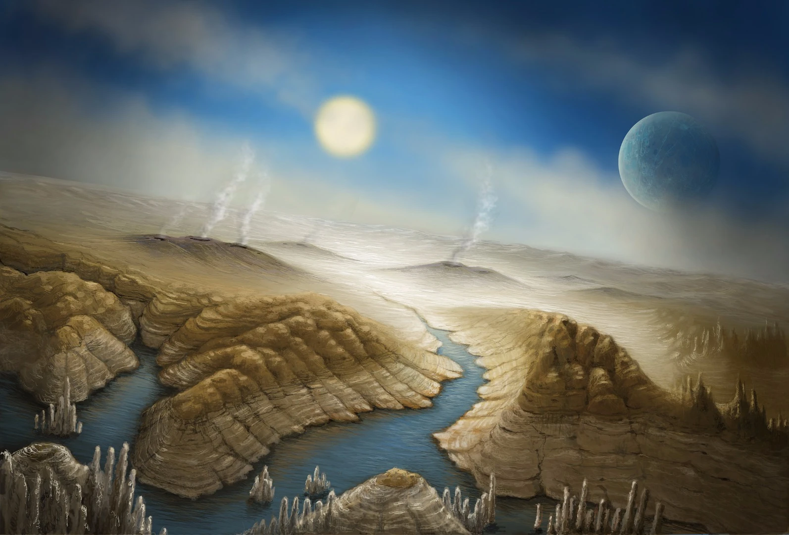 Kepler 452b illustration by Danielle Futselaar