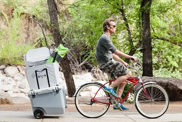 Rovr coolers also come with a collapsible bin so you can haul other gear