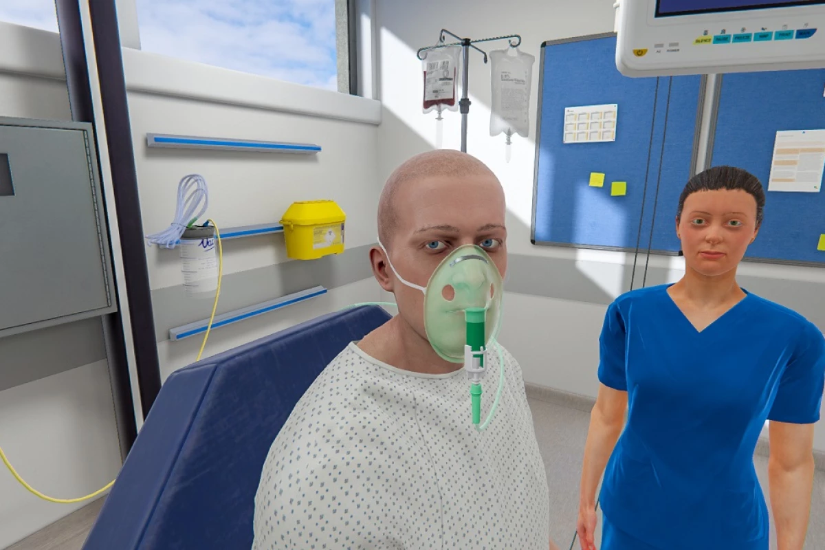 The VR ward offers a way to learn healthcare skills without negatively impacting on real patients