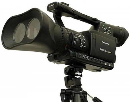 A conceptual model of the proposed Panasonic P2 3D camera