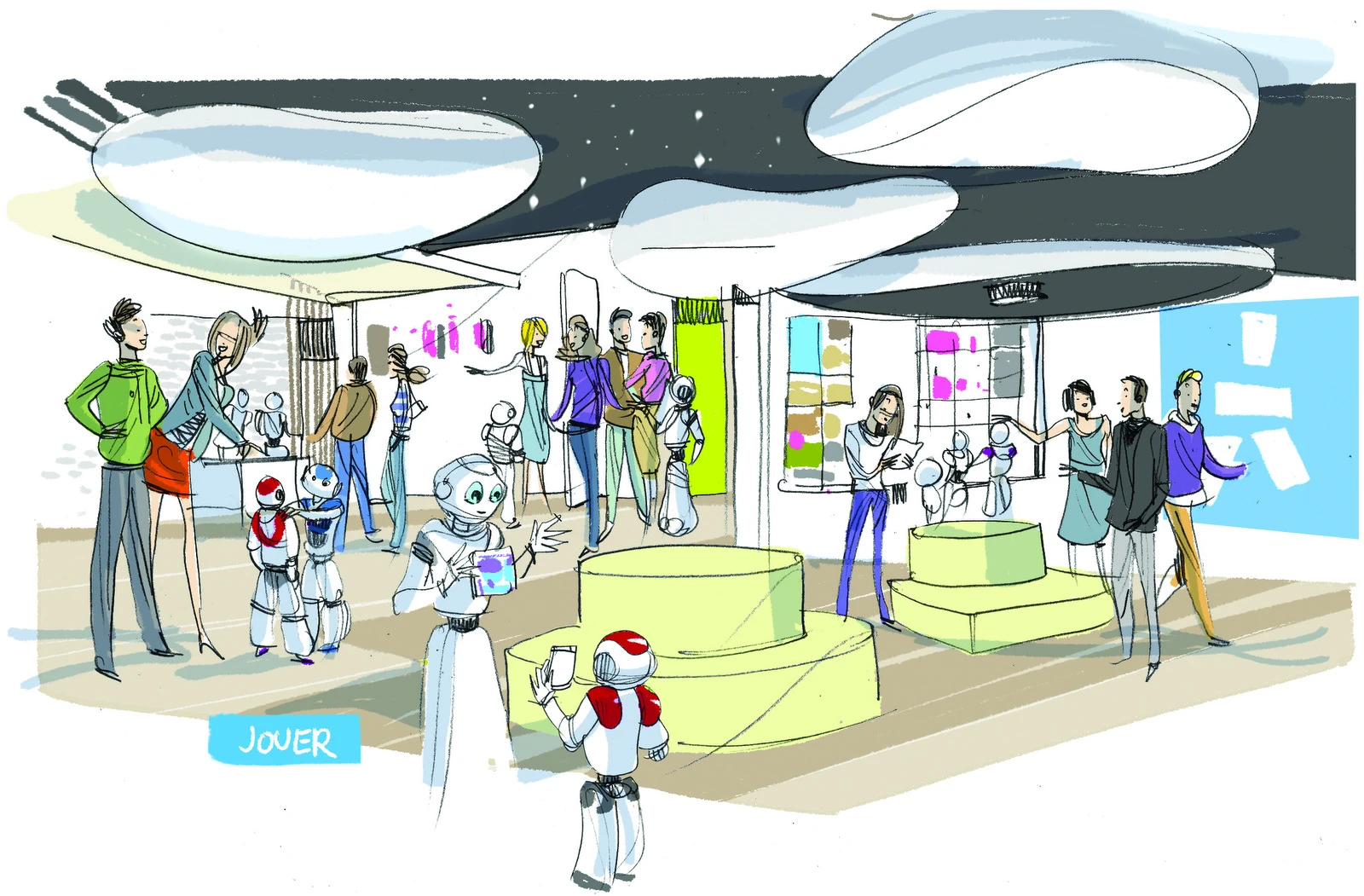 In Tokyo, the Aldebaran Atelier is located in Akihabara (Image: Albebaran Robotics.com)