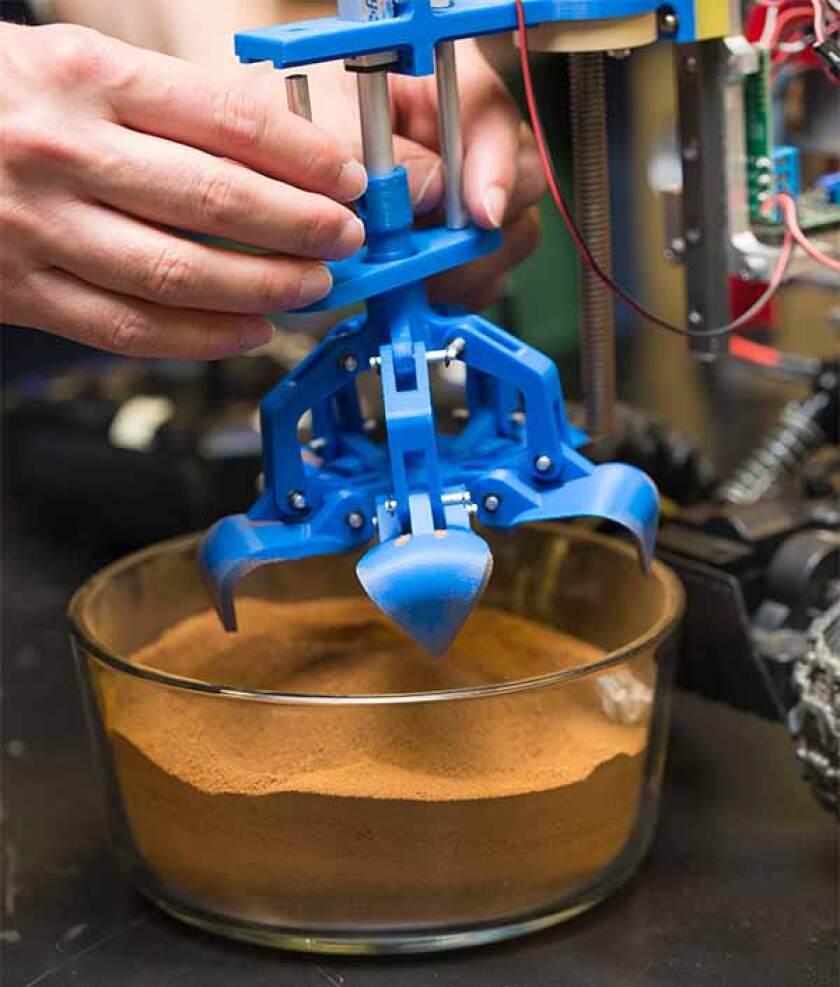 Researchers attached the device to a remote-controlled rover