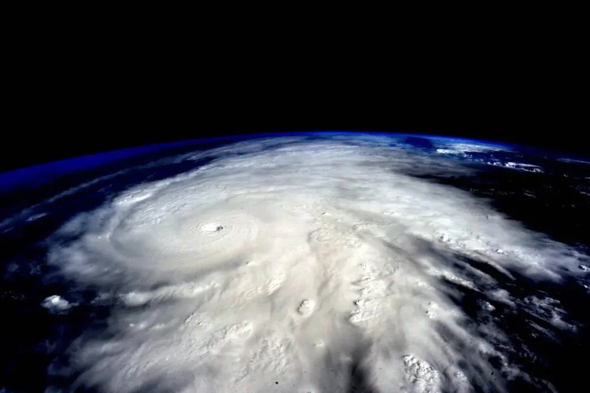 Hurricane Patricia, the strongest hurricane on record, as captured by astronaut Scott Kelly from the International Space Station in 2015