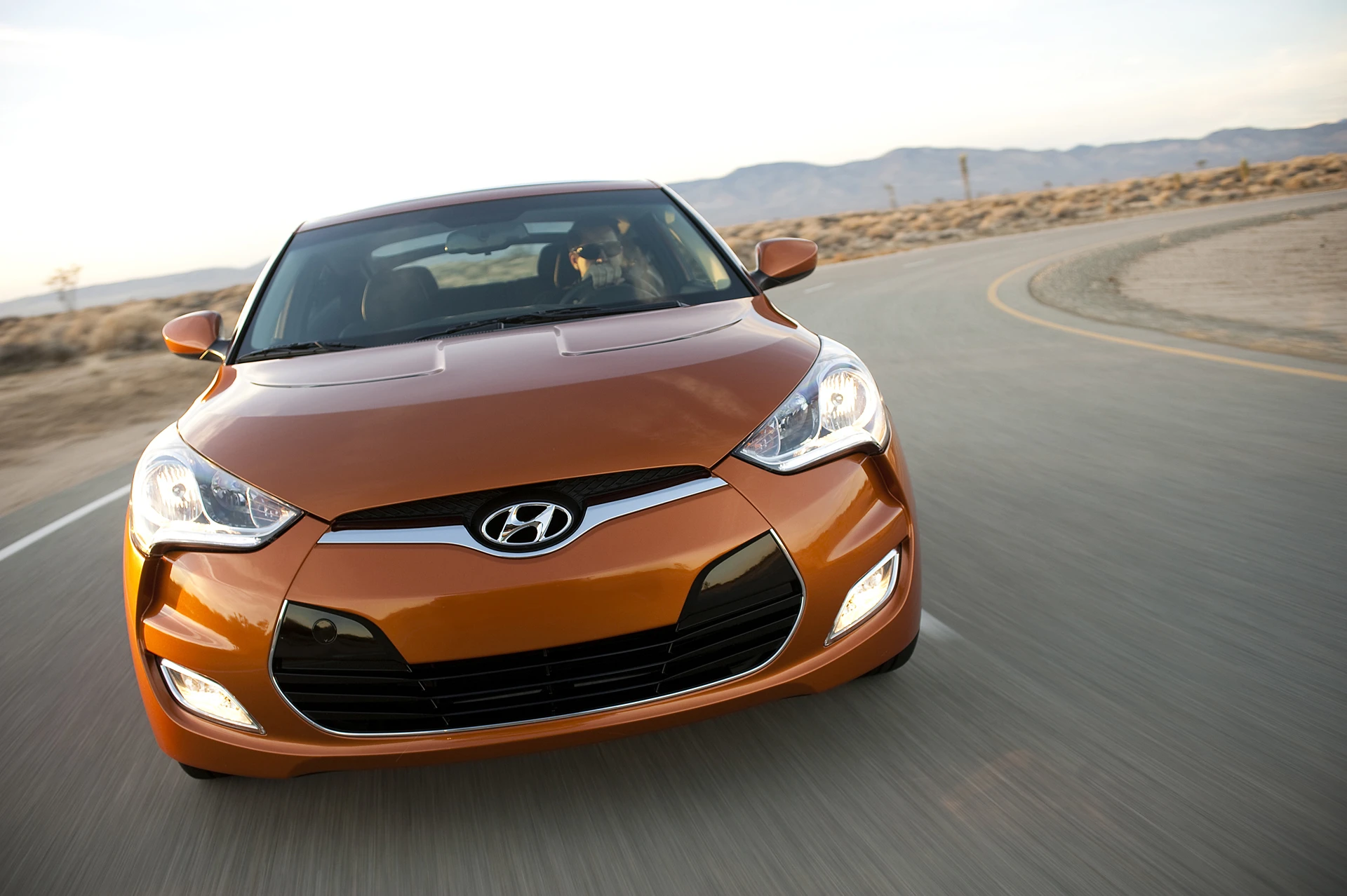 The Hyundai Veloster 3-door coupe