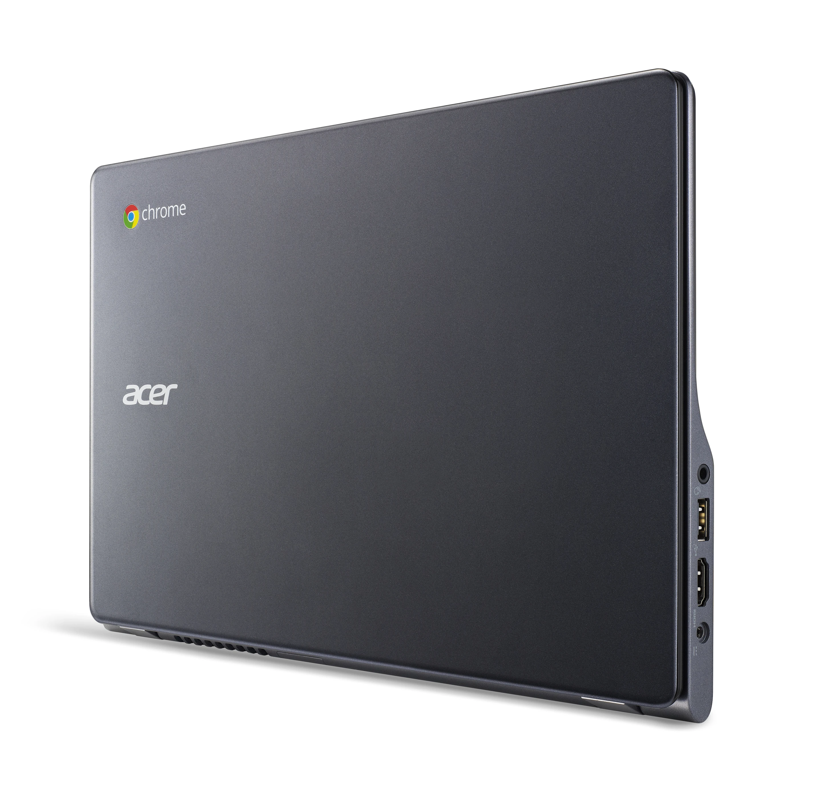 The Acer Chromebook C720P is 0.78 in thin, and tips the scales at 2.98 lb