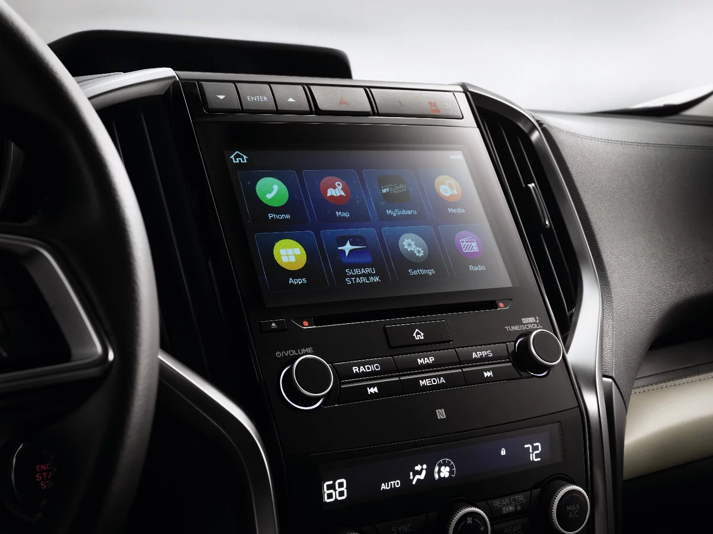 Also debuting inside the new Ascent is Subaru’s latest infotainment and STARLINK multimedia system