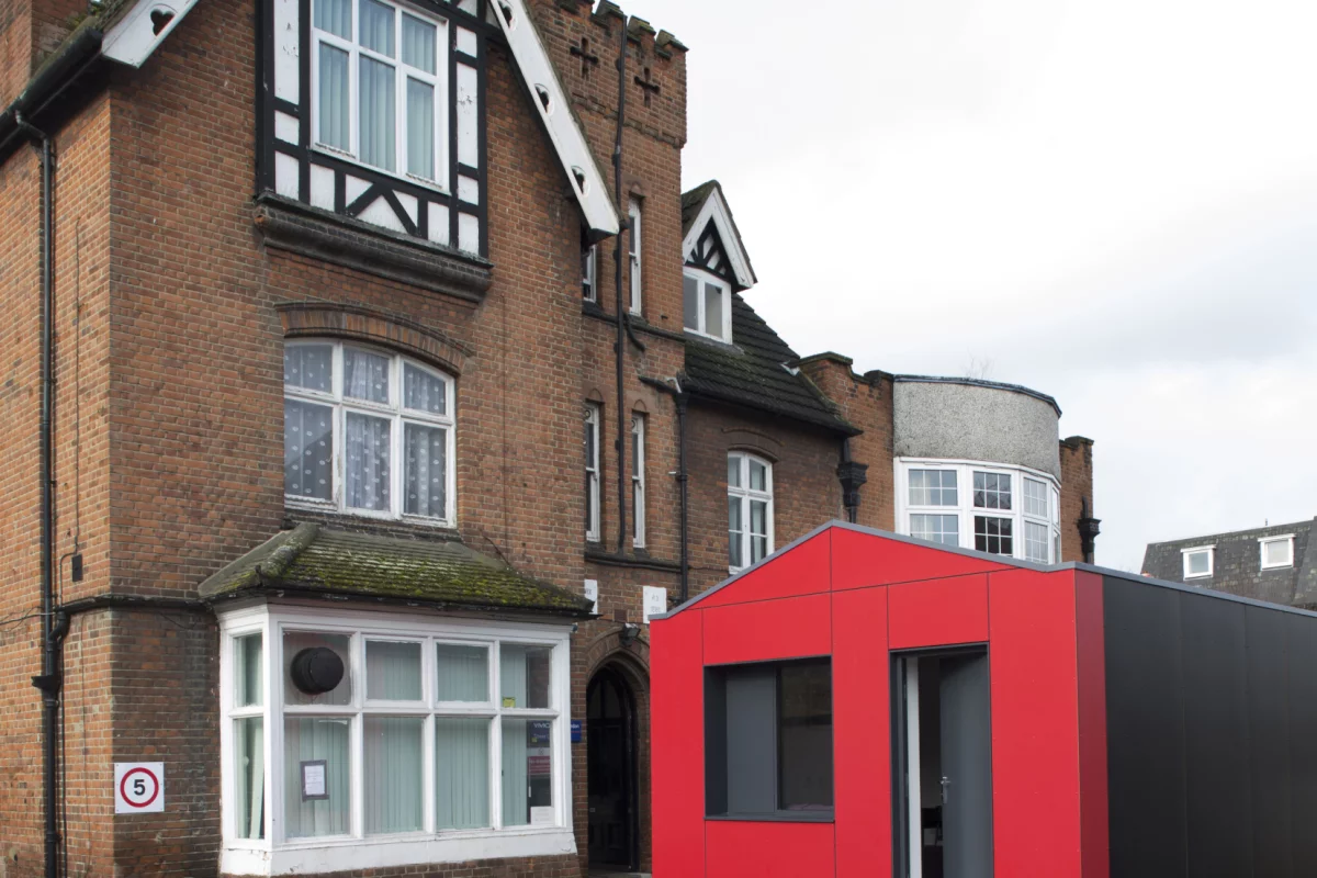 Y:Cube is the result of a partnership between YMCA London South West and architectural firm Rogers Stirk Harbour + Partners (Photo: YMCA LSW)