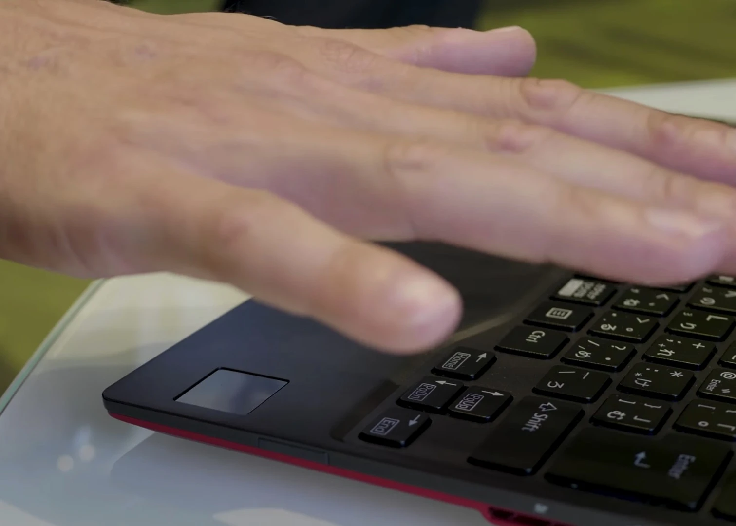 Fujitsu says its palm vein scanning is fast and reliable