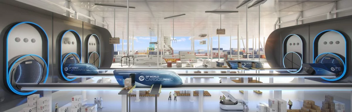 The Virgin Hyperloop One system used for Cargospeed will be the same used for its passenger service, a mixed-use transport system capable of top speeds of around 1,000 km/h