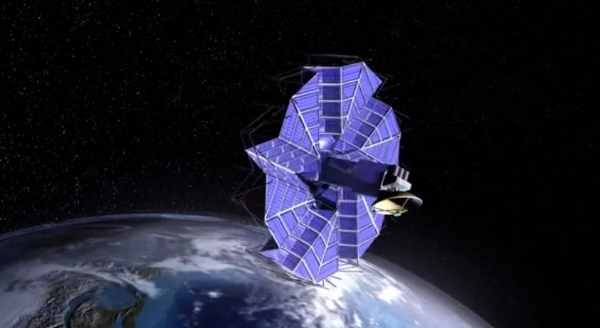 Compact at launch, the origami-inspired solar array will expand to 10 times its stored size (Photo: BYU)