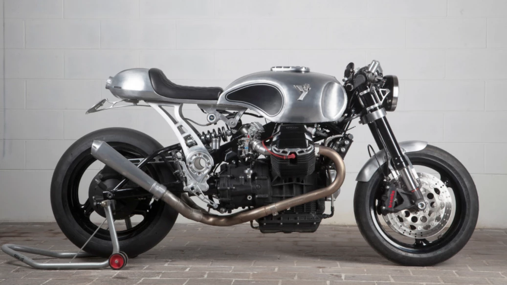 This gorgeous Moto Guzzi V11 custom by Italy's Seven Motors was leading the popular vote as we published, though all of the contestants are worth a look.