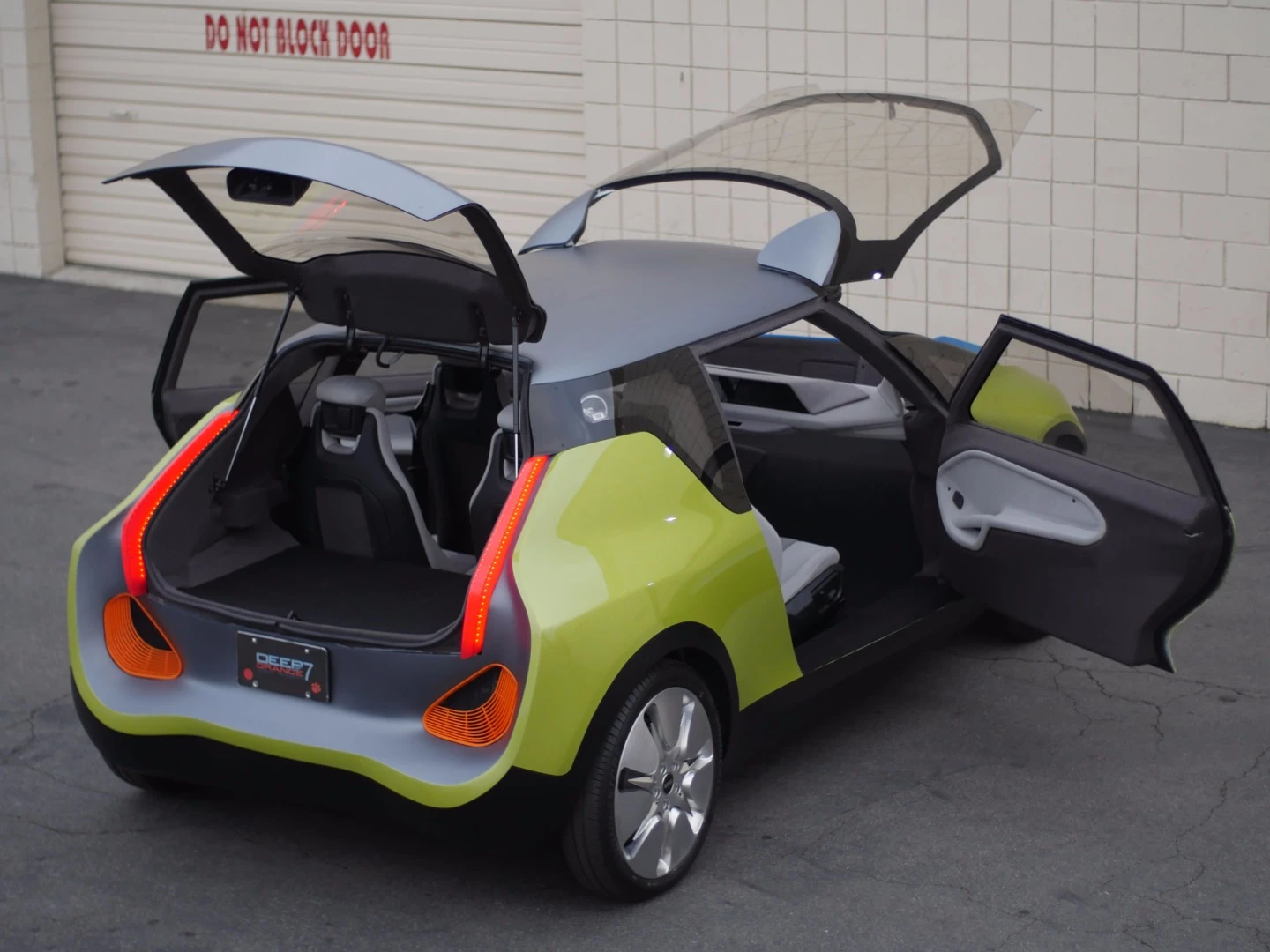 The Deep Orange 7 Mini has a different breed of "four door" layout