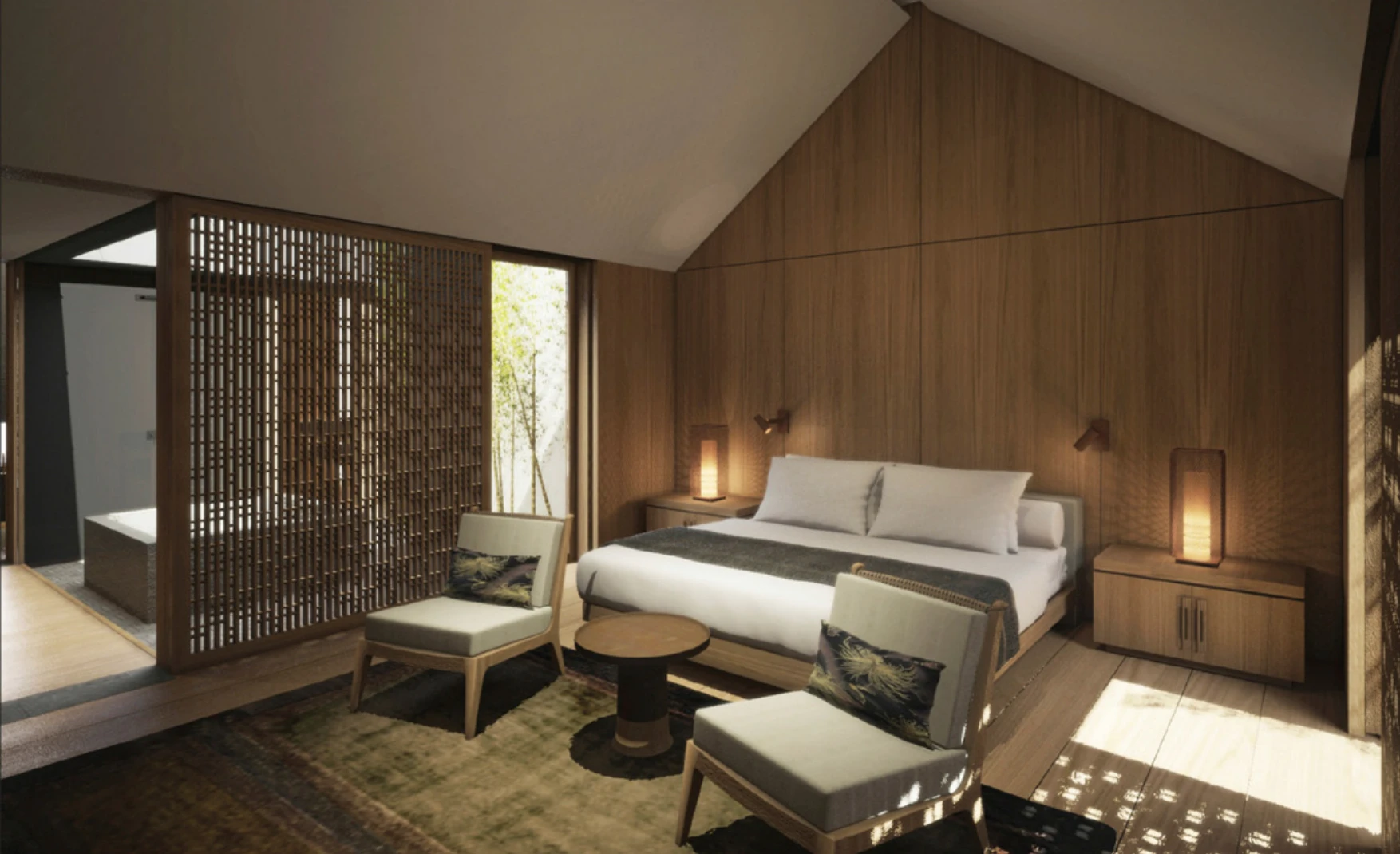Inside the Amanyangyun hotel in Shanghai, China, by Singapore's Kerry Hill Architects