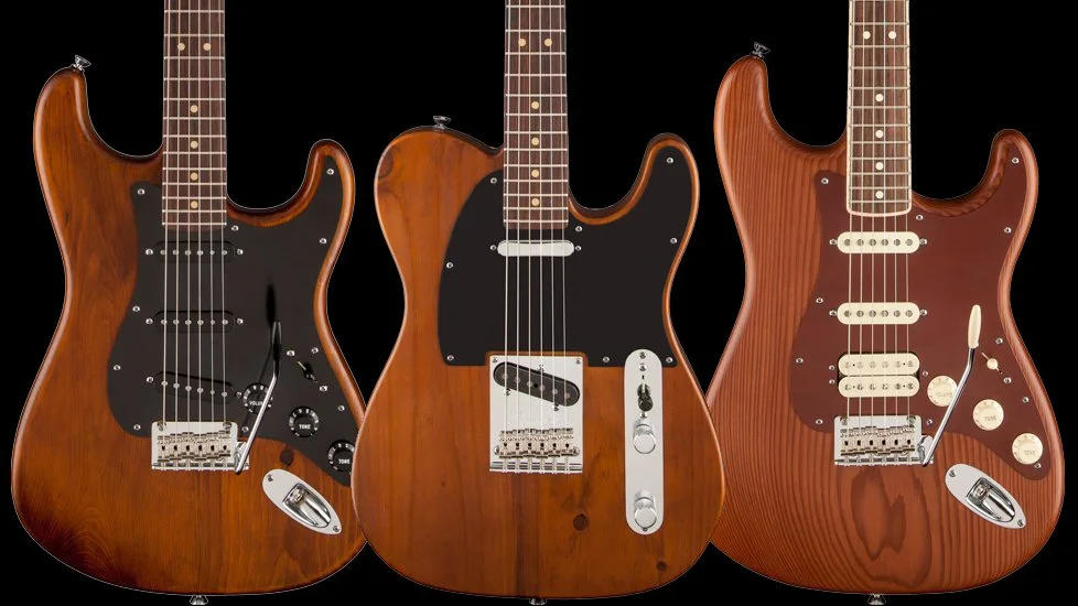 Fender's Special Edition Reclaimed Wood guitars