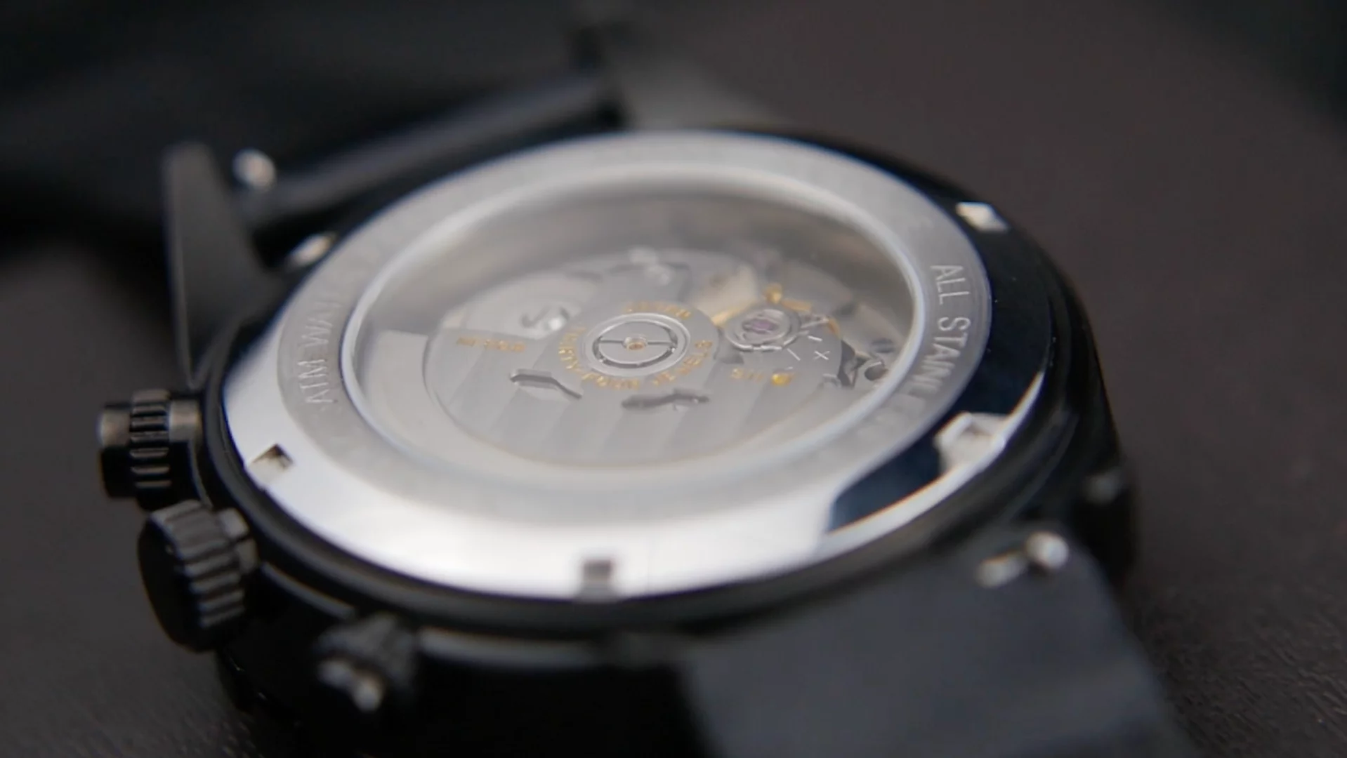 Each watch has a sapphire reverse