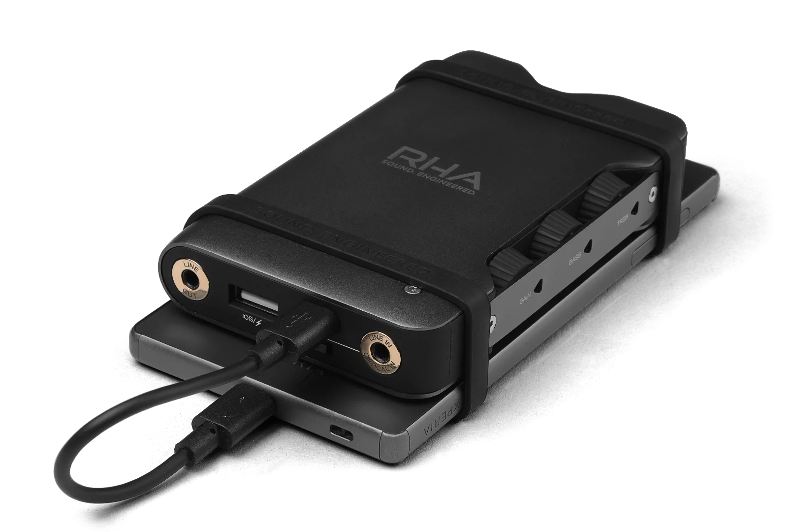 The Dacamp L1 comes supplied with silicone bands so that it can snuggle up to a smartphone in the pocket