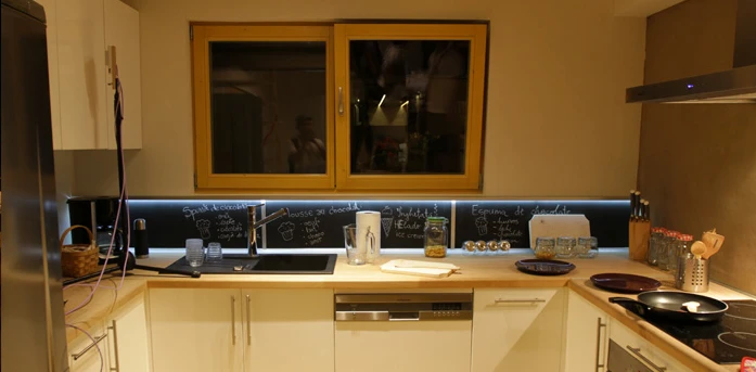 The home's kitchen