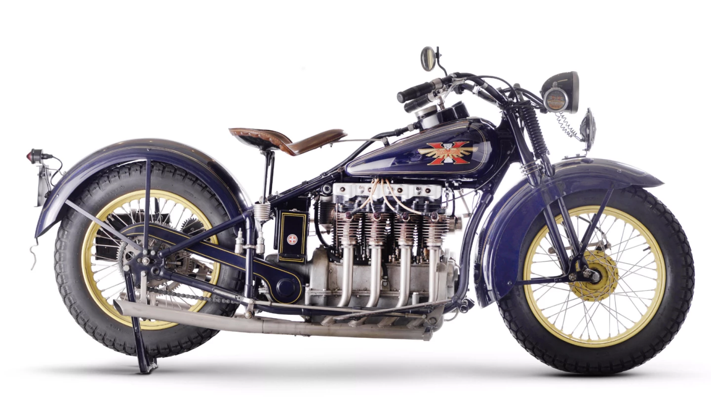 This 1930 Henderson 1301 Model KJ Streamline, Lot 56 at Bonhams Lonatti Collection Sale (17-Oct-15) is estimated to sell for between £28,000 and 34,000 ($43,000 and $53,000)