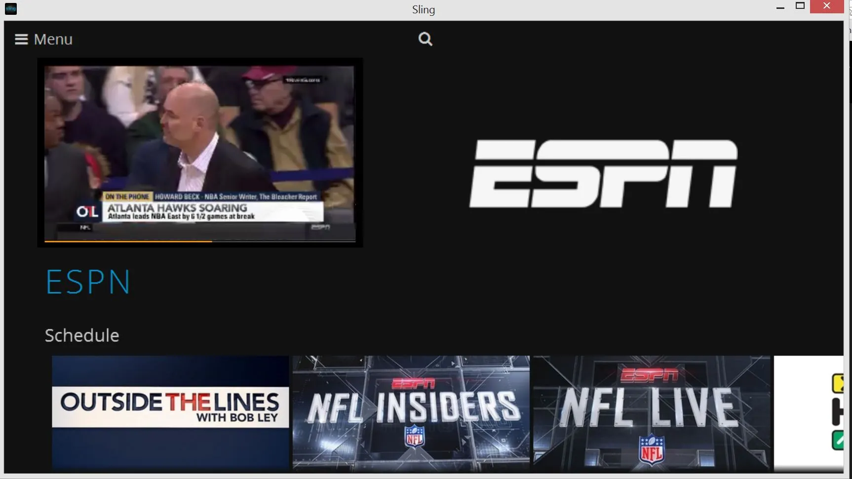 Sling on Windows 8.1