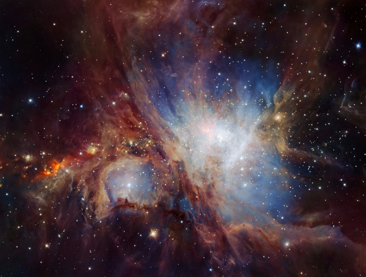 The new VLT image represents the deepest infrared view of the Orion Nebula taken so far