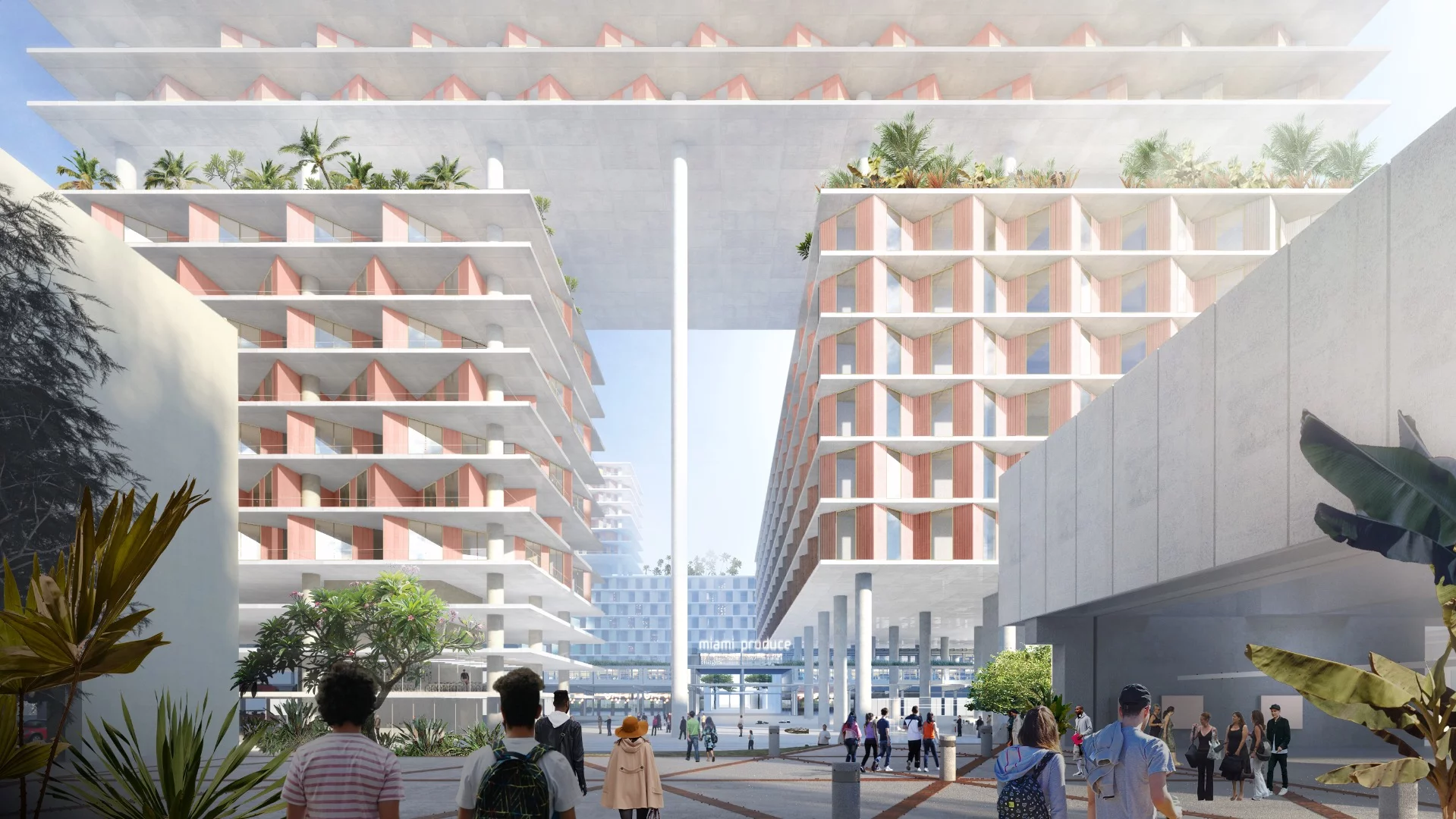 "The architecture is conceived as a three-dimensional urban framework, designed with large industrial-sized floor plates to provide maximum programmatic flexibility," adds BIG