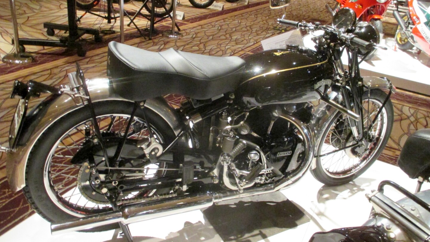 $95,450 | 1950 Vincent Black Shadow Series-C | Auction Link: Bonhams