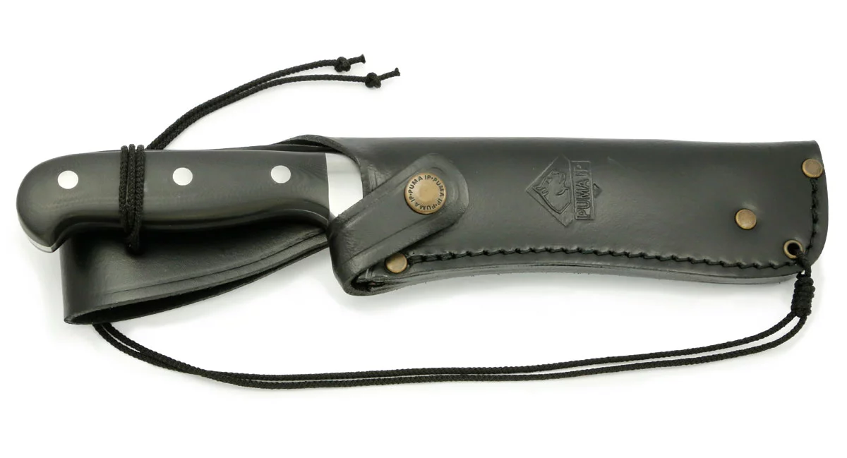 Survival IP with leather sheath