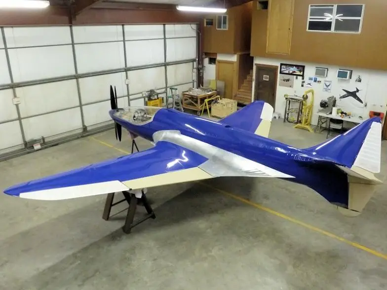 In the late 1930s, Ettore Bugatti began construction on a radical aircraft that had a swept-forward wing design, a twin-V tailplane, and twin contra-rotating propellers