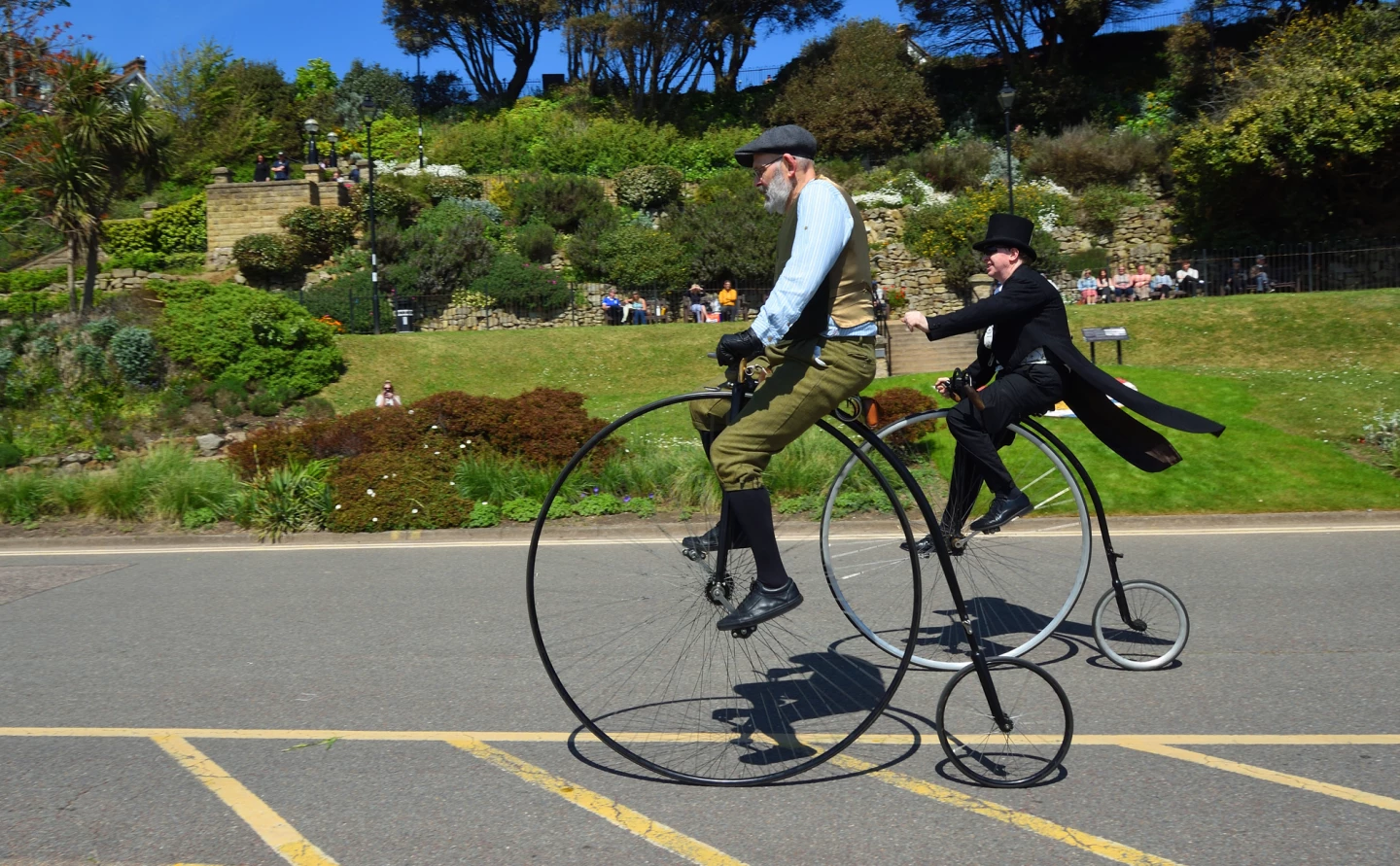 The Penny Farming is based on the penny-farthing bicycle of the 1800s