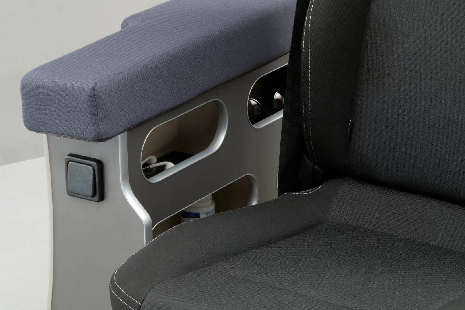 Storage on the seat