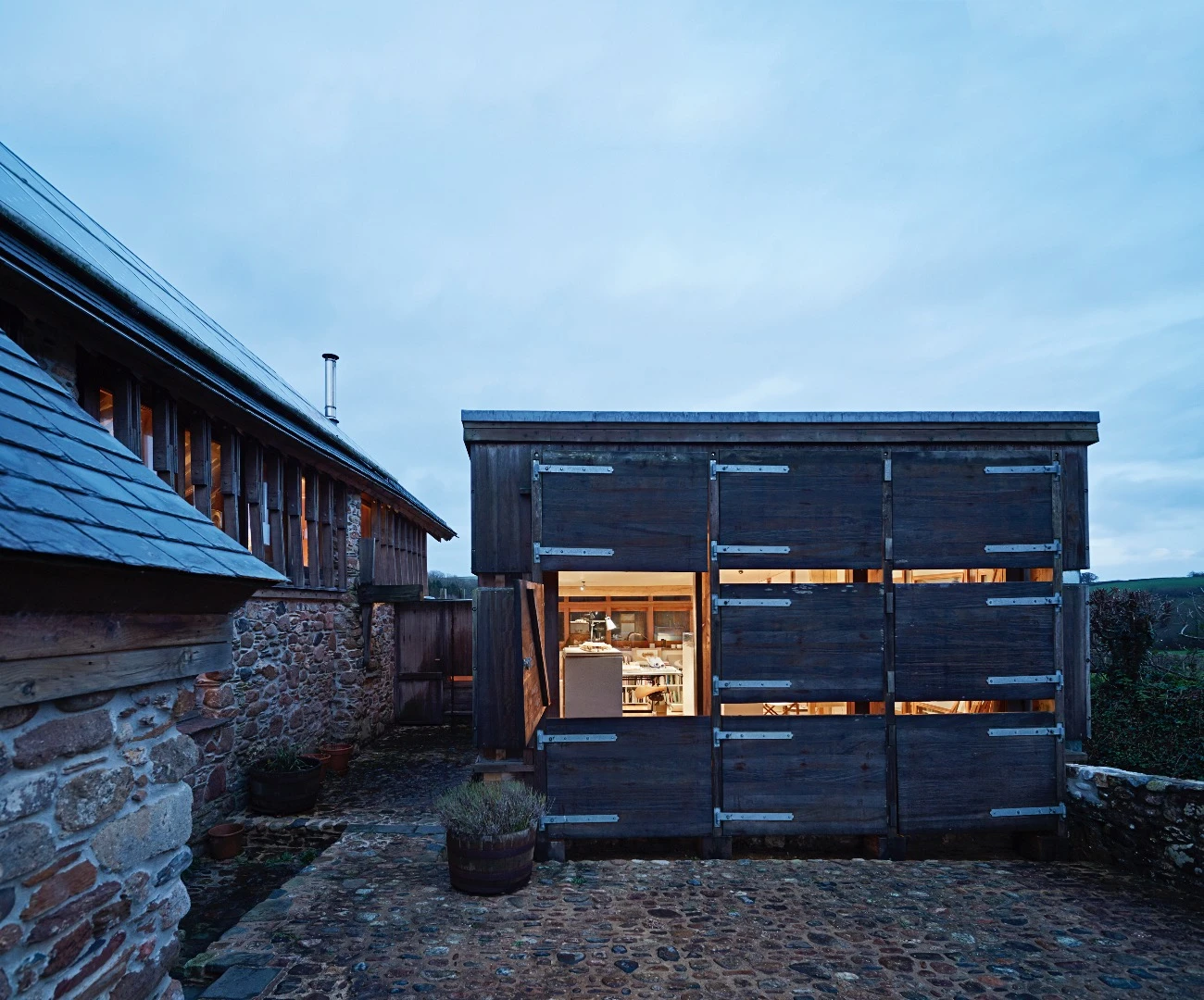 Cob Corner's brief was to make a home but to retain the qualities of a traditional barn