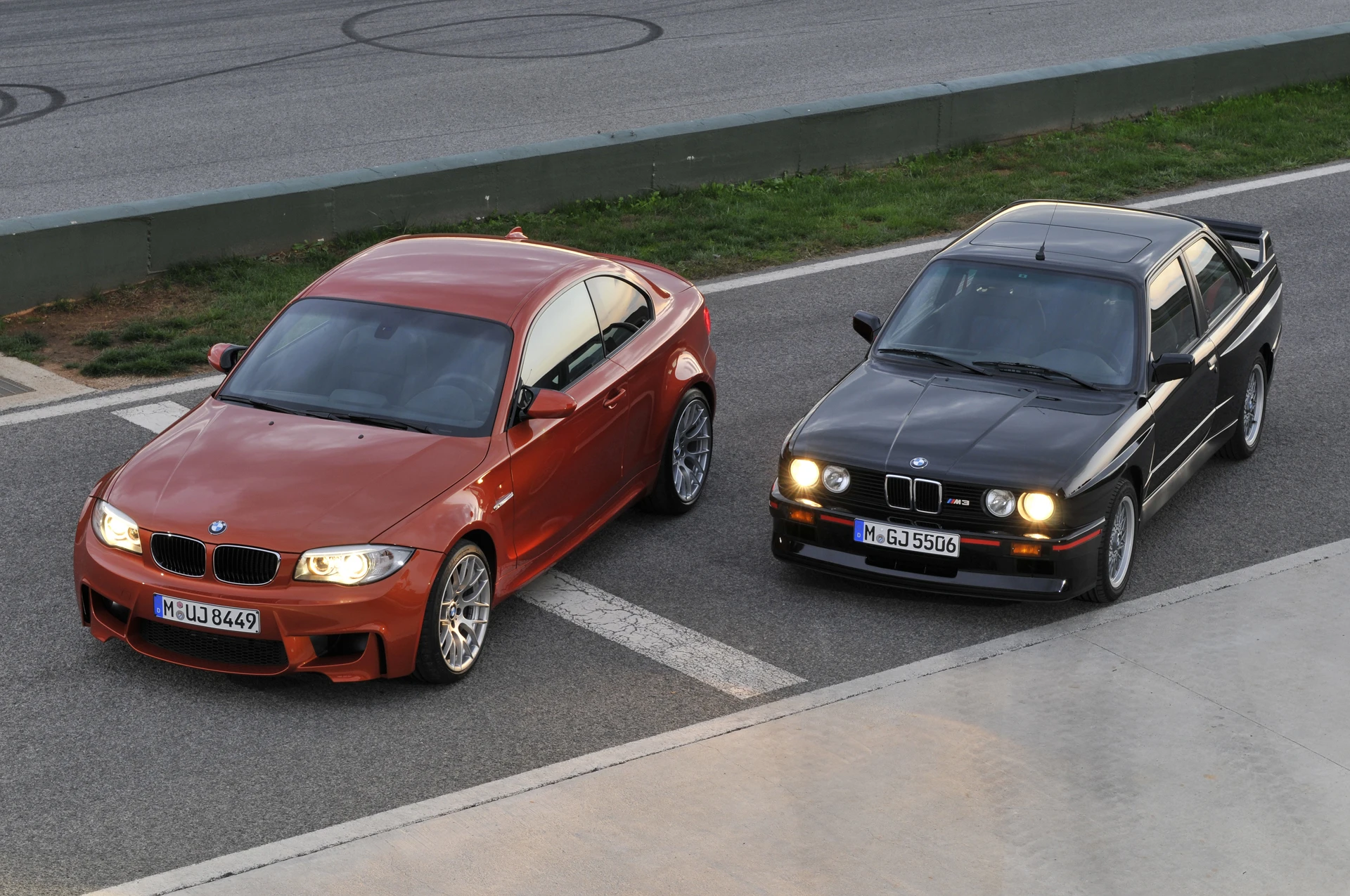 The 1988 BMW M3 and 2011 1 Series M car