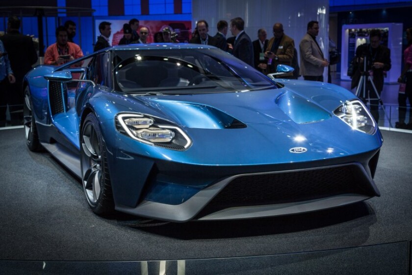 Ford debuts the GT at NAIAS 2015 (Photo: Loz Blain/Gizmag.com)