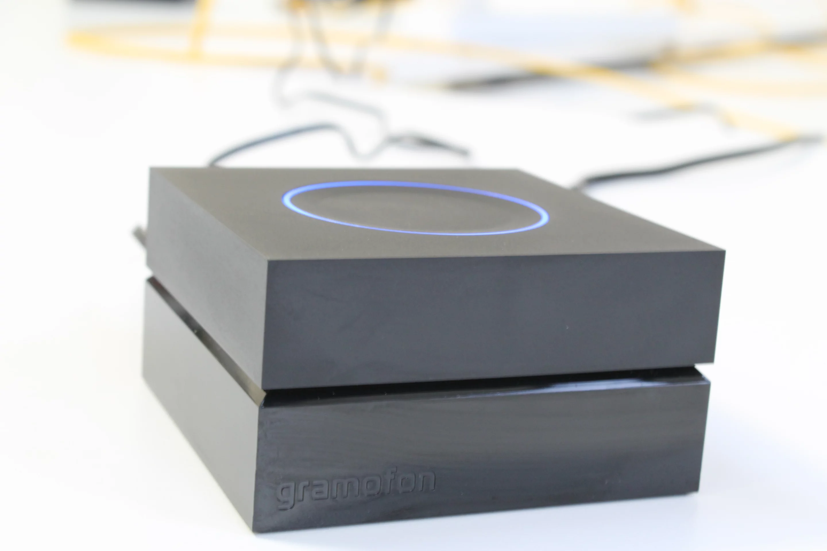 The Gramofon is a Wi-Fi-enabled device that allows users to stream Spotify to a non-wireless home hi-fi amplifier or stereo system (Photo: Stu Robarts/Gizmag)