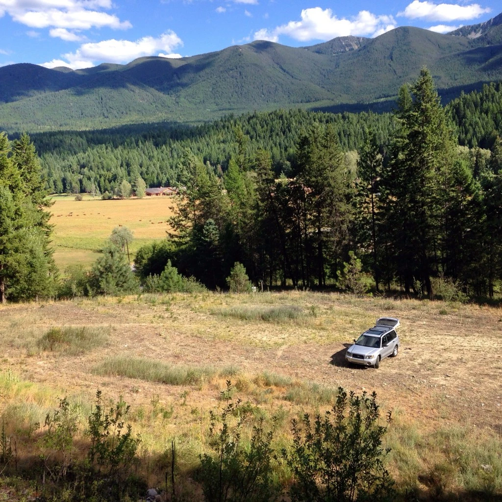 View of the 5 acre (2 hectare) property
