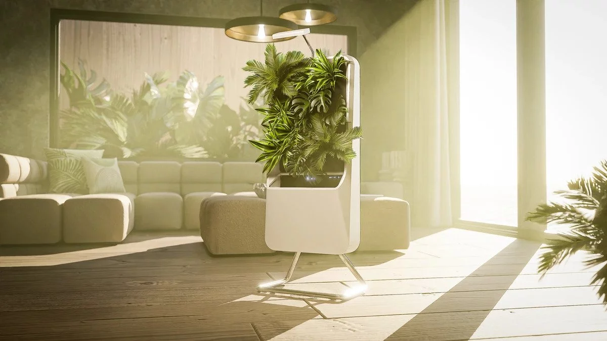 A fully automatic pot plant that can text you when it's thirsty