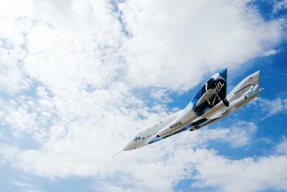 The test flight was the first with the propulsion system installed