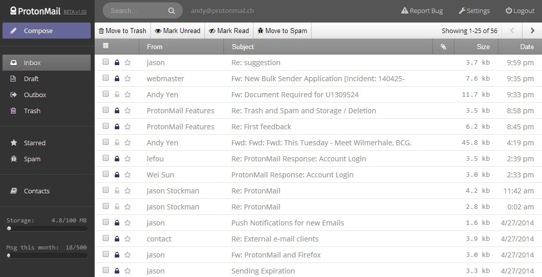 People often ask us if ProtonMail is 100 percent secure, and our answer is that it is impossible to have 100 percent security