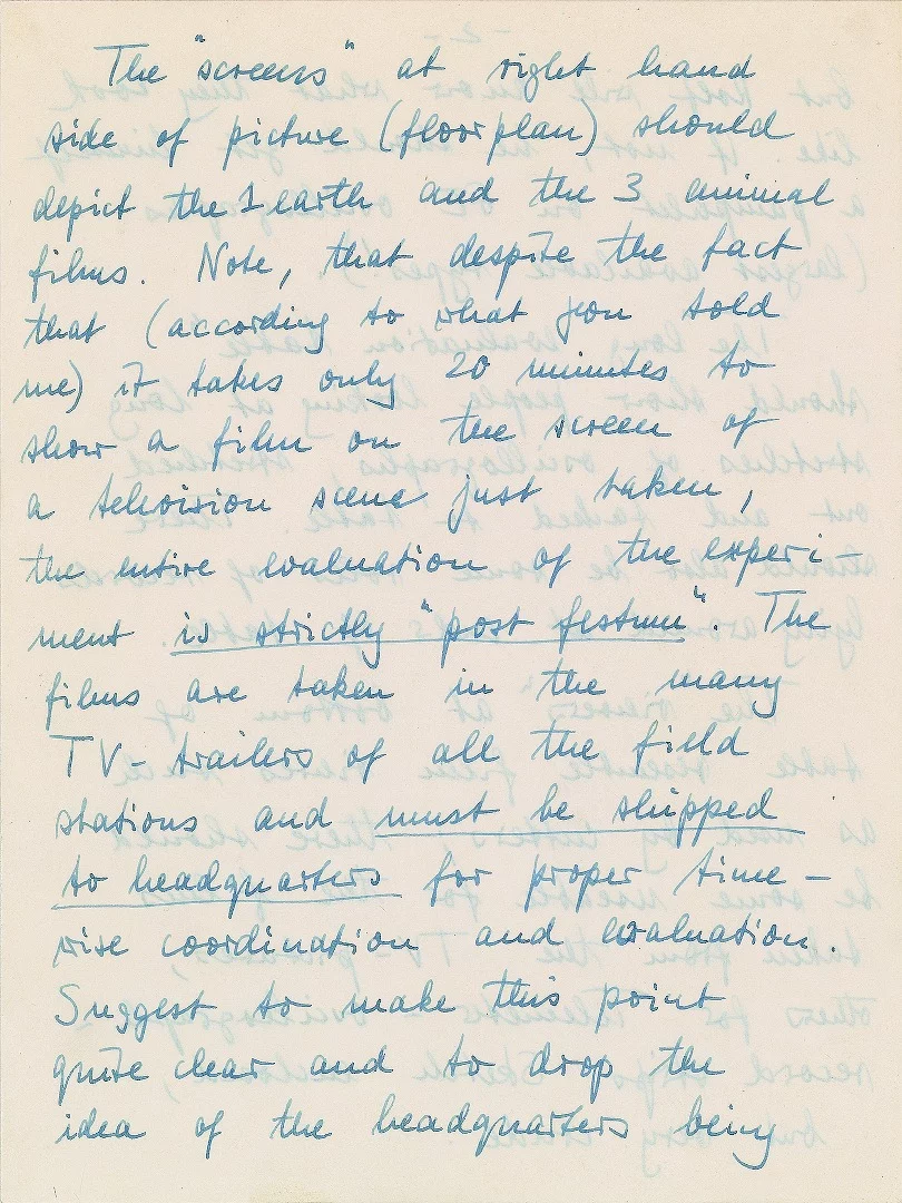 Letter from von Baun suggesting how to make illustrations of space computers more believable p4